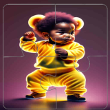 Bebek Simba Kaydırıcı Blok Baskını Oyunu