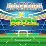 Maç Futbol Brezilya veya Arjantin Oyunu