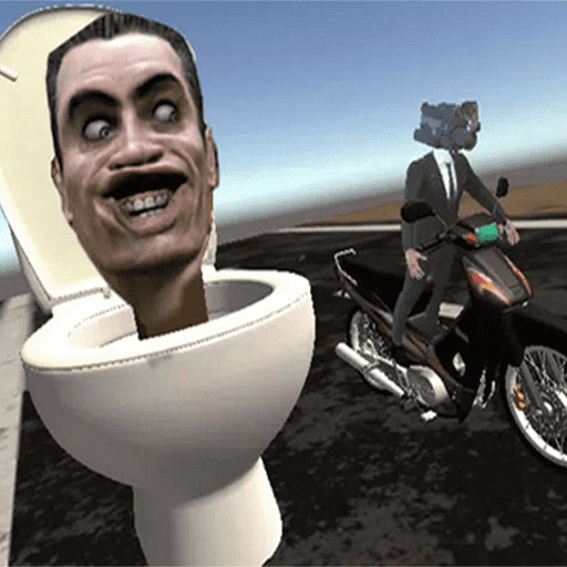 Skibidi Tuvalet Moto Bisiklet Yarışı 2 Oyunu